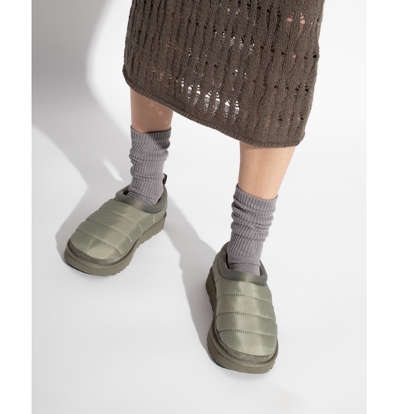 UGG ‘Tasman’ Quilted Slides Olive Green Thinsolate Women - Picture 9 of 9